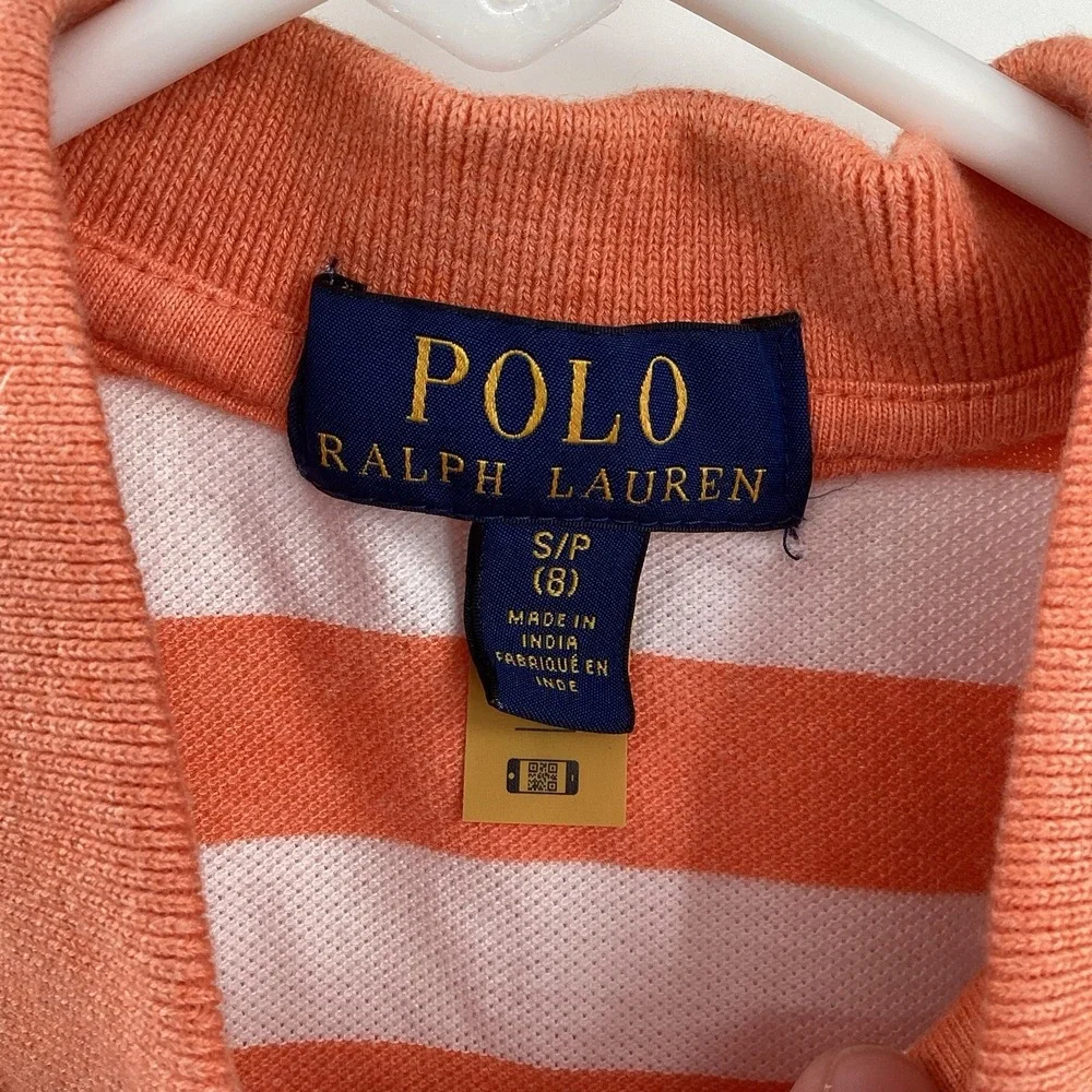 Boys Polo Ralph Lauren Short Sleeved Striped Cotton Polo Small‎ (8)